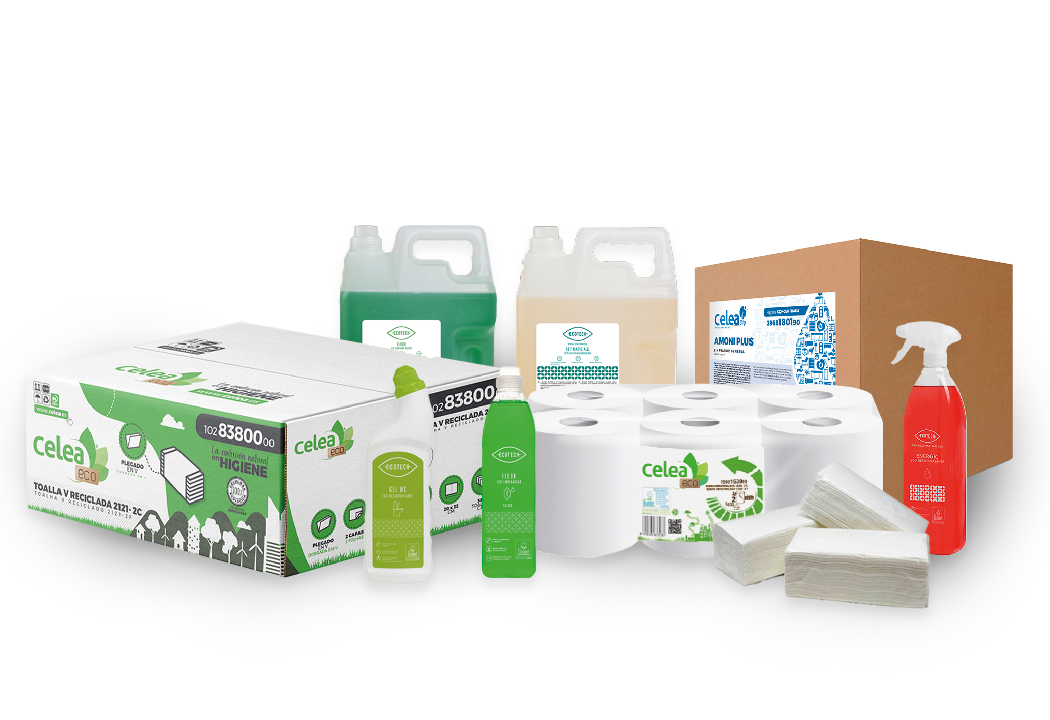 Bodegón de productos celea