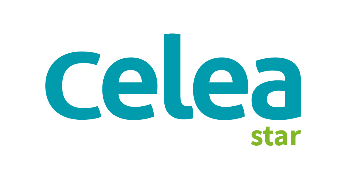 Celea marca star, logo